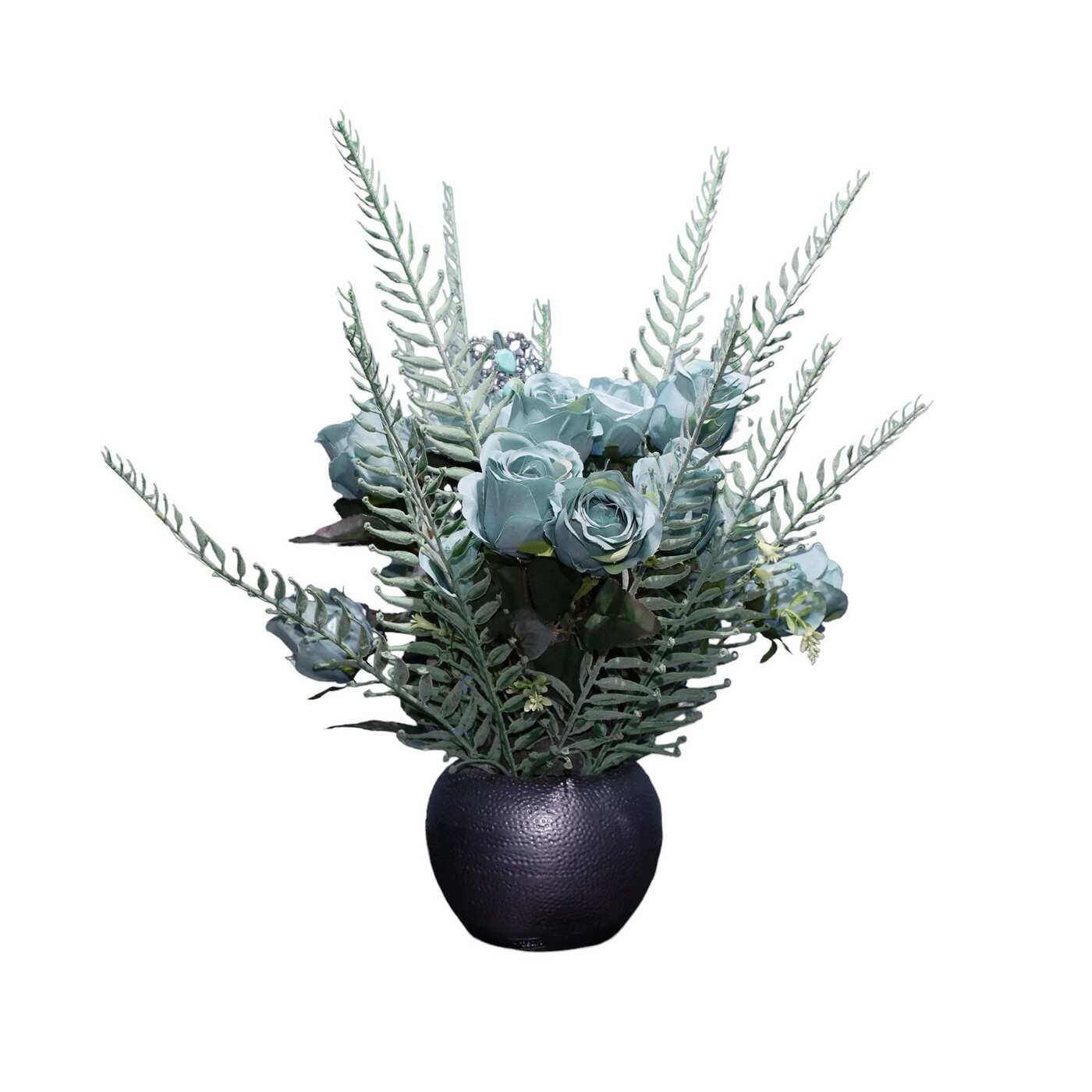 Aranjament din flori artificiale Armonie | Trandafiri si Bujori real touch | Bijuterie perle naturale roz, cristale crem | AF0059 Aranjament din flori artificiale Armonie | Trandafiri si Bujori real touch | Bijuterie perle naturale roz, cristale crem | AF0059