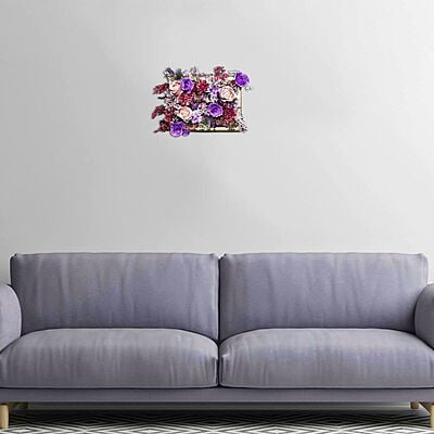 Tablou 3D lux colectia Elixir | Trandafiri real touch | Bijuterie Ametist si cristale | WD3A4 0012