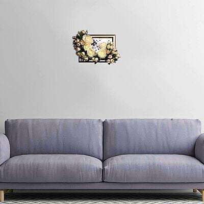 Tablou 3D lux colectia Echilibru | Trandafiri real touch | Bijuterie Perle si cristale | WD3A4 0022