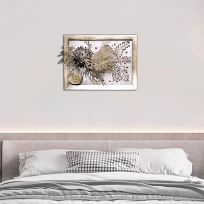 Tablou 3D lux colectia Echilibru | Trandafiri real touch | Bijuterie Perle si cristale | WD3A3 0002